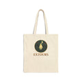 Extours Ghost Moon Canvas Tote Bag — Travel & Adventure Eco Shopping Tote