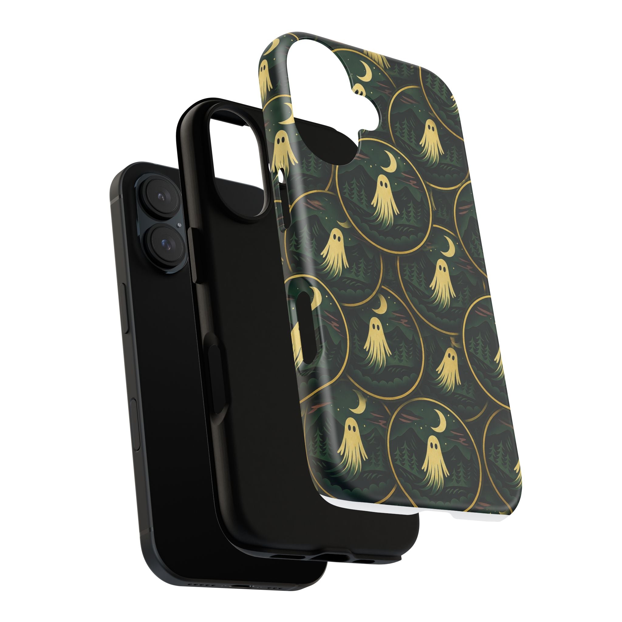 Ghost Moon Phone Case — Spooky Forest Tough Case
