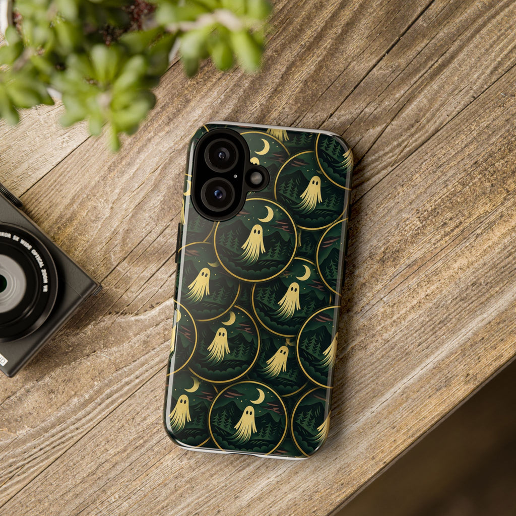 Ghost Moon Phone Case — Spooky Forest Tough Case
