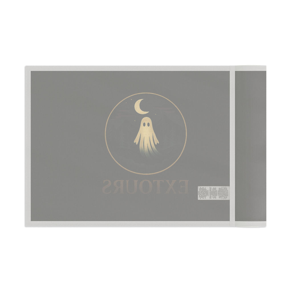 Ghost Night Camping Flag — 'EXTOURS' Outdoor Adventure Banner