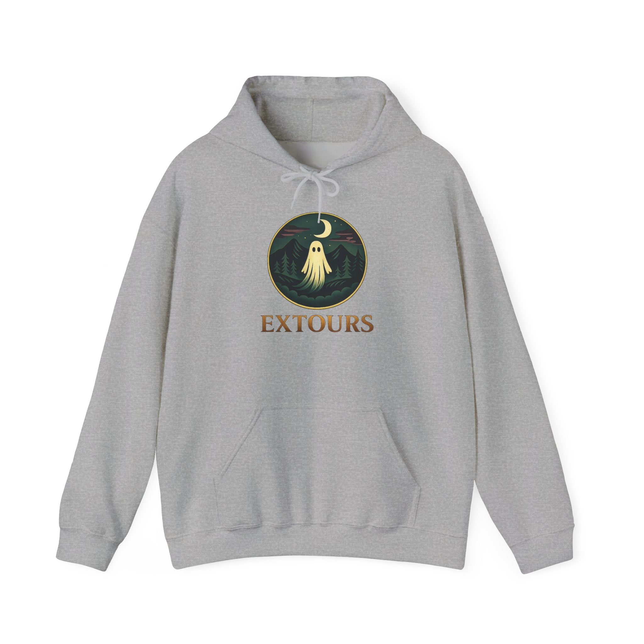 Extours Logo Hoodie - Vintage Travel Patch Sweatshirt