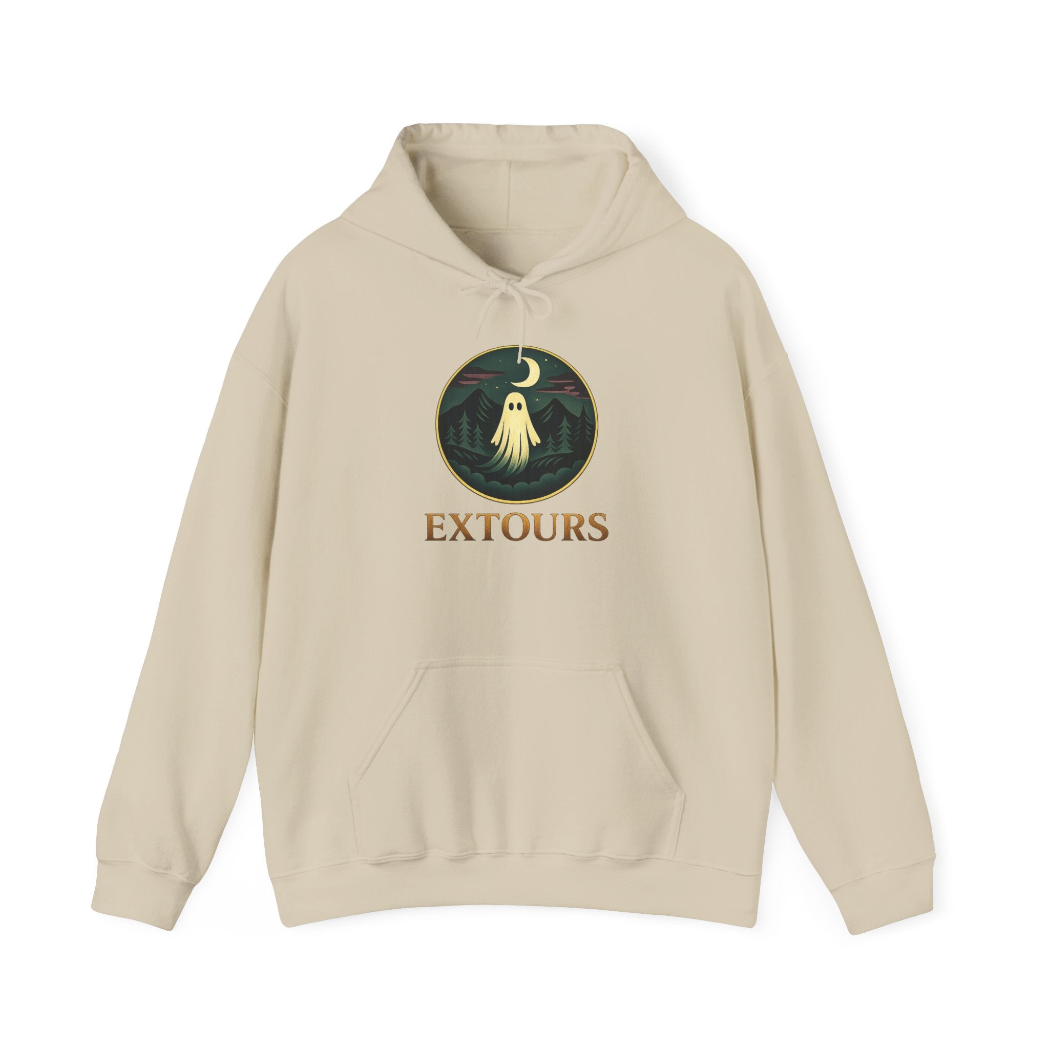 Extours Logo Hoodie - Vintage Travel Patch Sweatshirt