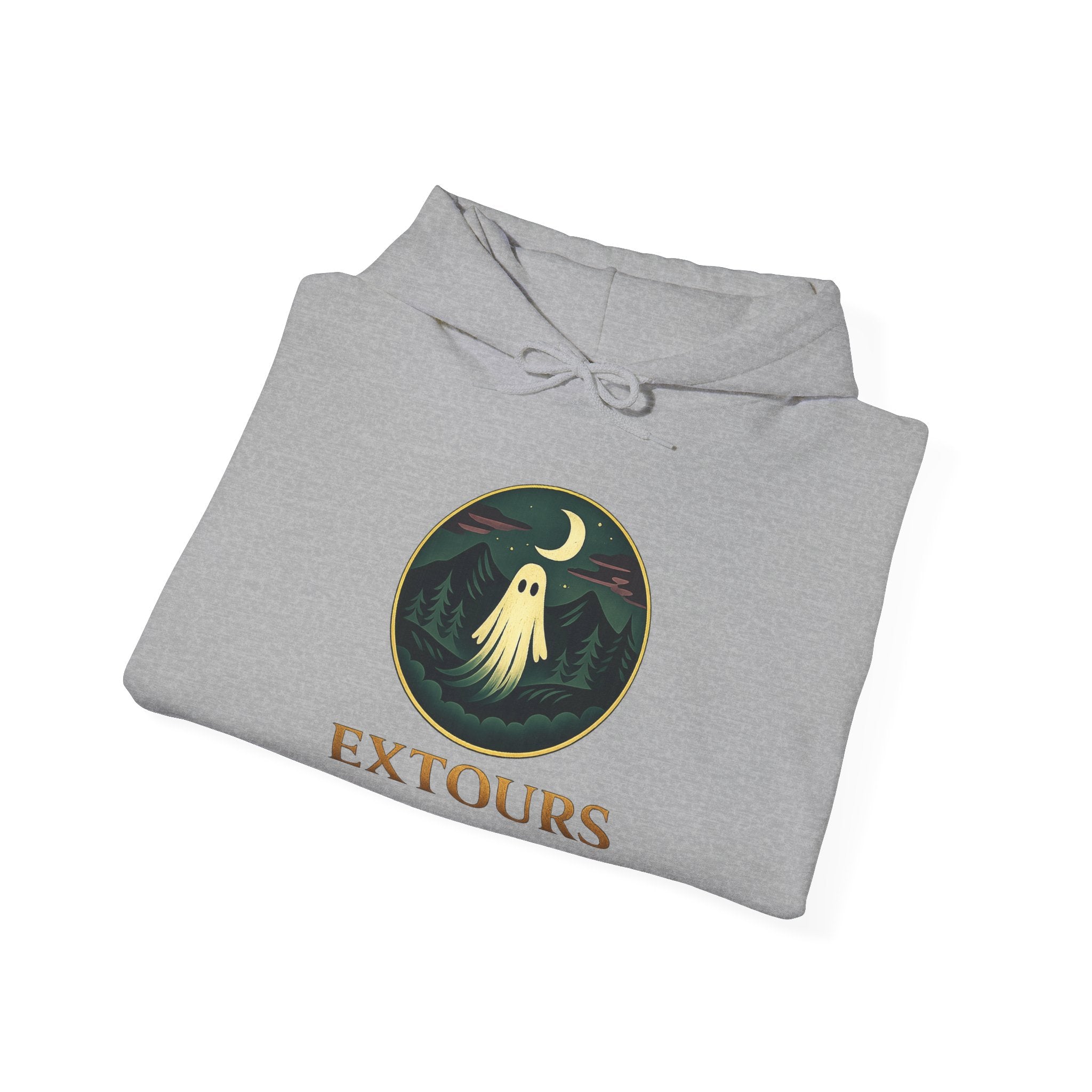 Extours Logo Hoodie - Vintage Travel Patch Sweatshirt