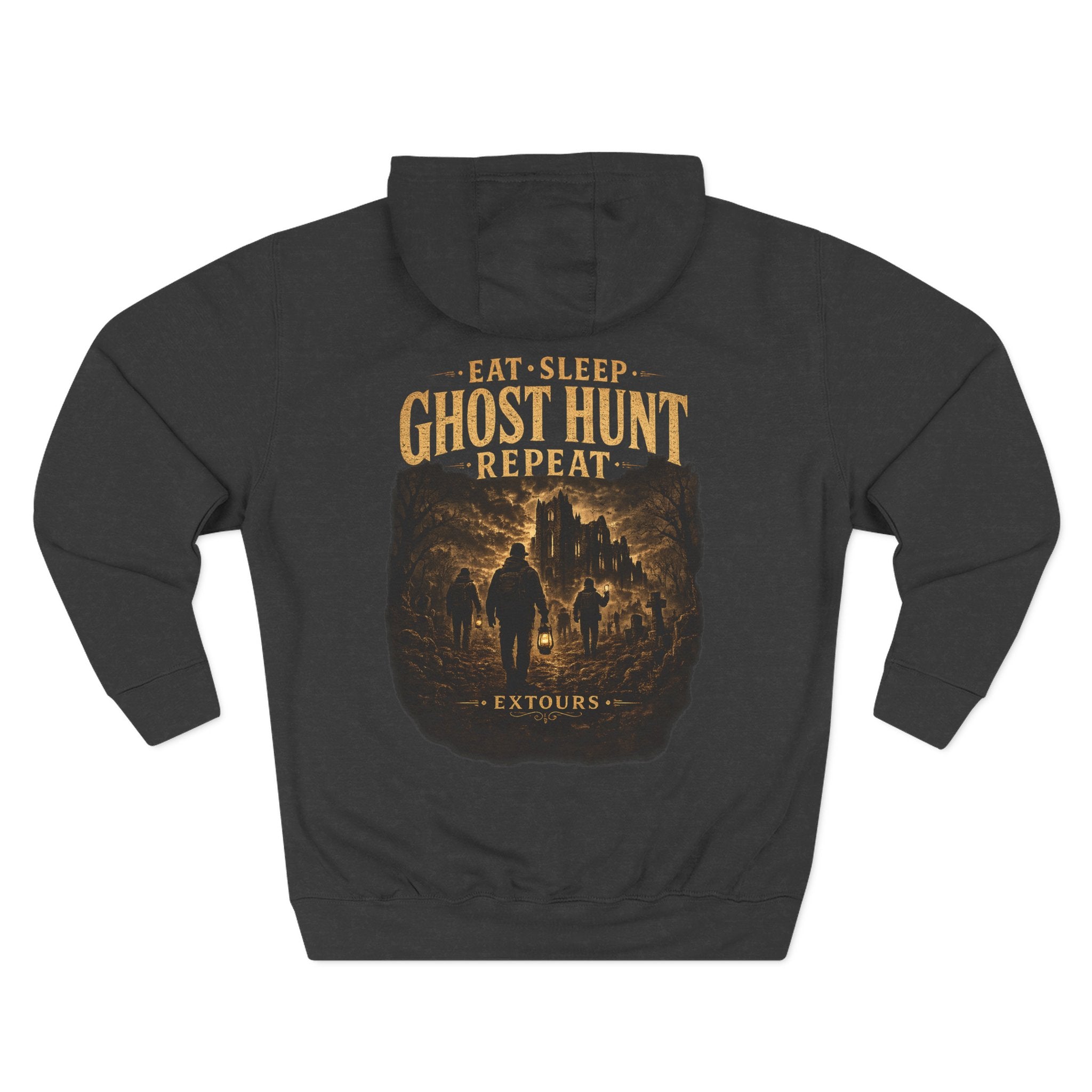 Ghost Hunter Hoodie – "Eat, Sleep, Ghost Hunt, Repeat"