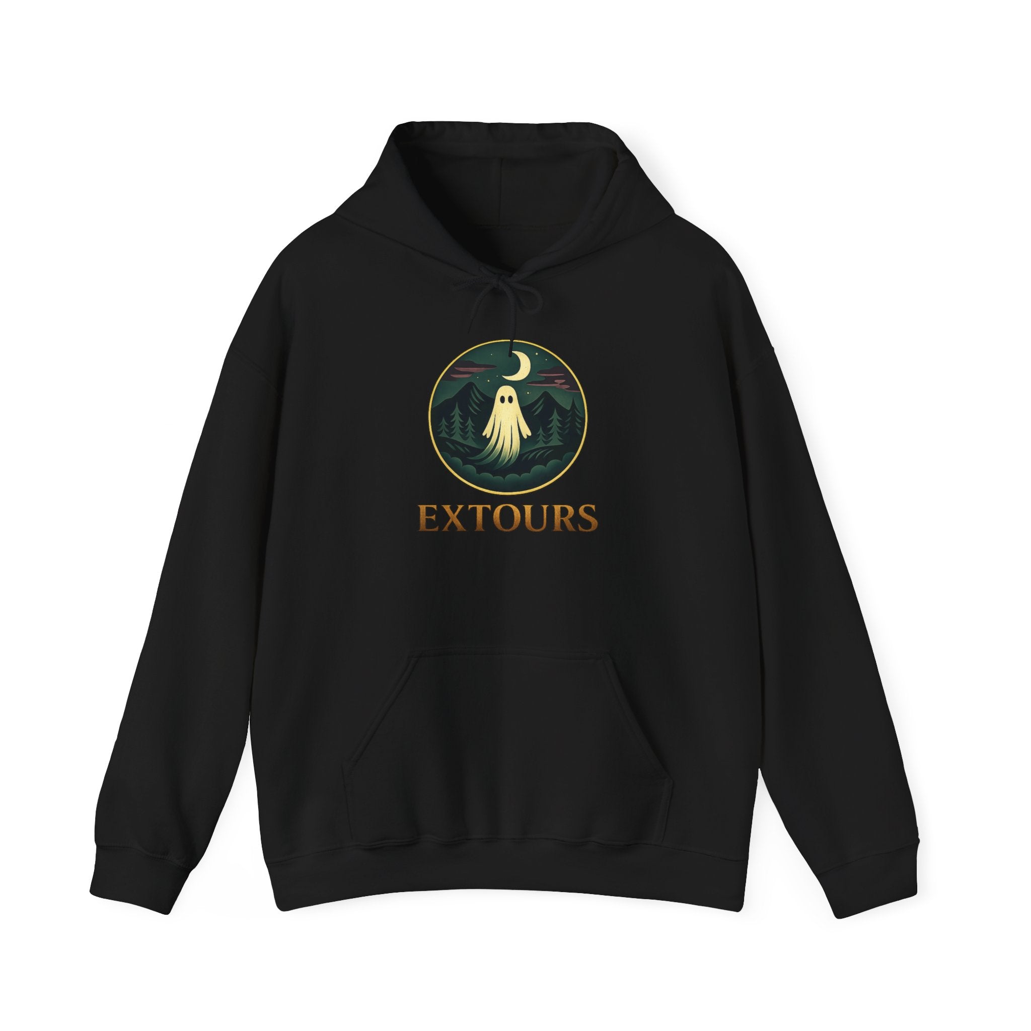 Extours Logo Hoodie - Vintage Travel Patch Sweatshirt