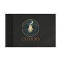Ghost Night Camping Flag — 'EXTOURS' Outdoor Adventure Banner