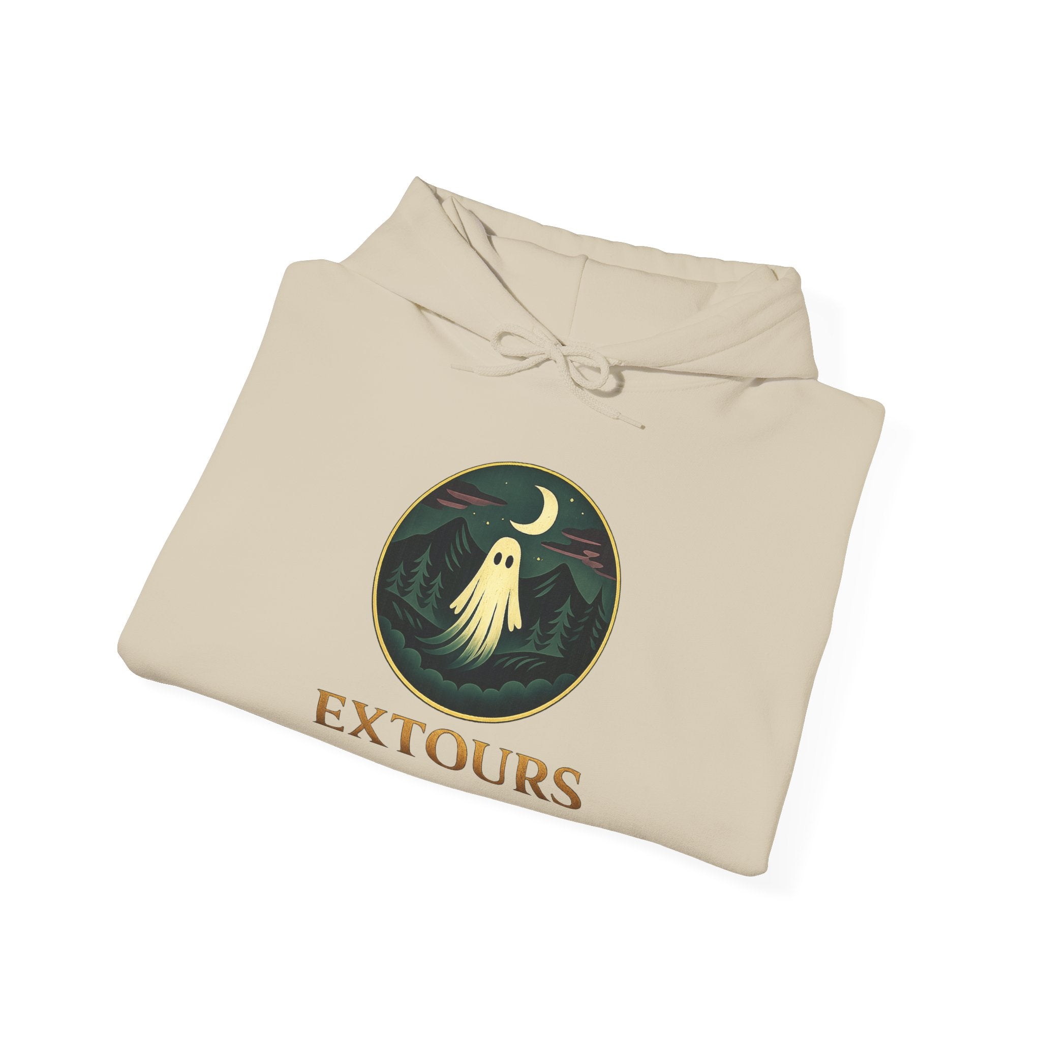Extours Logo Hoodie - Vintage Travel Patch Sweatshirt