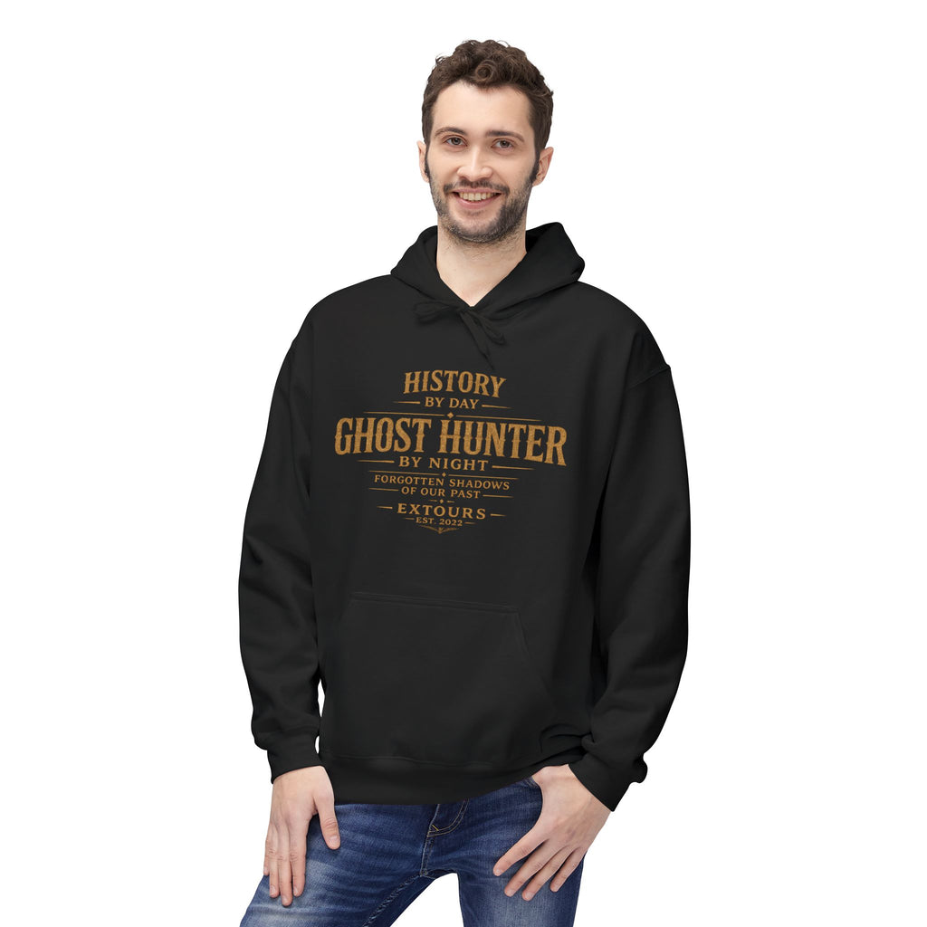 Ghost Hunter Hoodie – "Eat Sleep Ghost Hunt Repeat" Paranormal Adventure Pullover