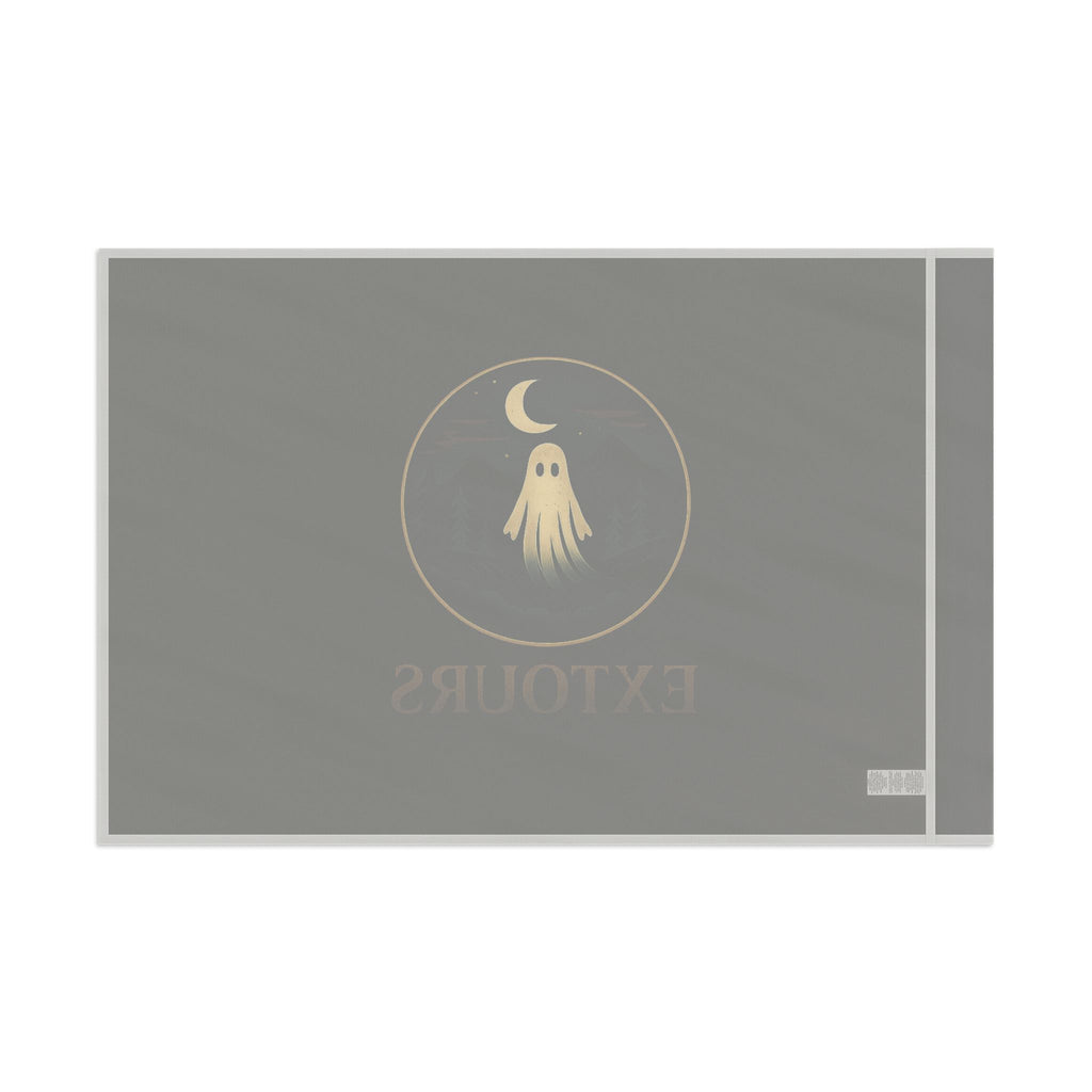Ghost Night Camping Flag — 'EXTOURS' Outdoor Adventure Banner