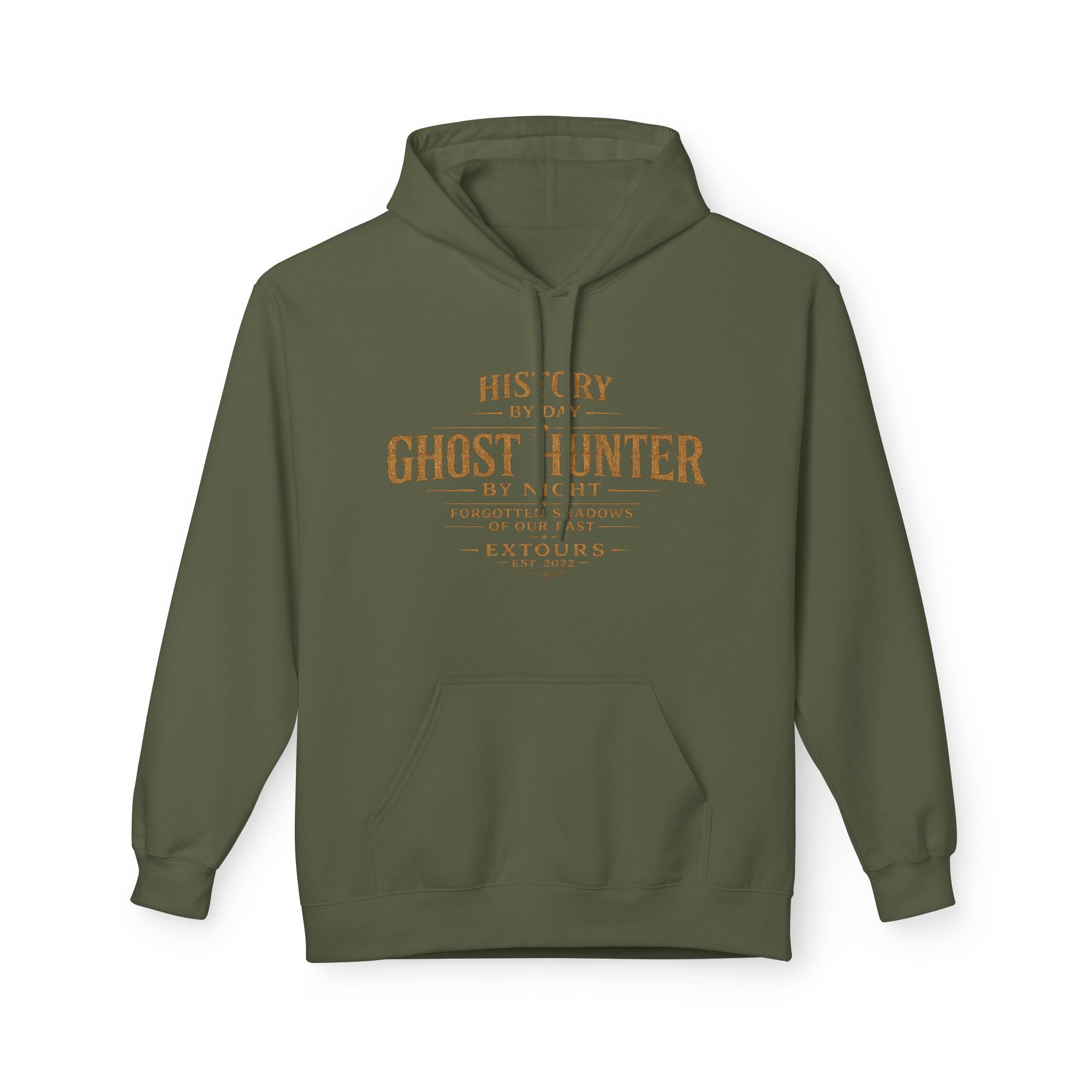Ghost Hunter Hoodie – "Eat Sleep Ghost Hunt Repeat" Paranormal Adventure Pullover