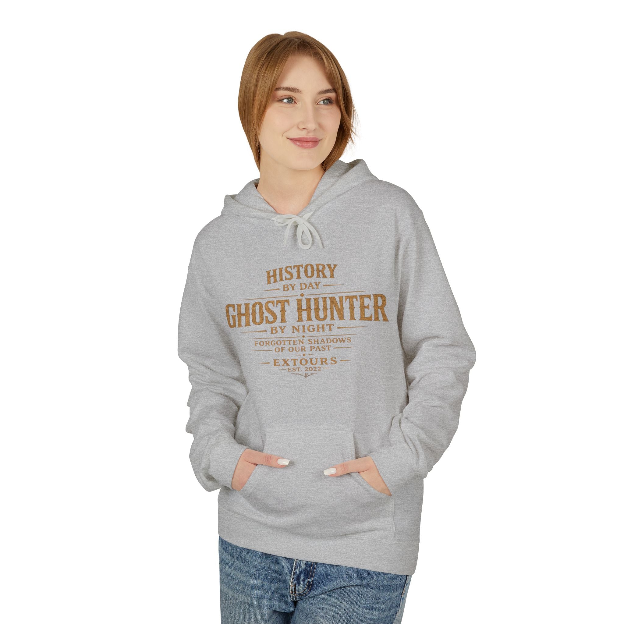 Ghost Hunter Hoodie – "Eat Sleep Ghost Hunt Repeat" Paranormal Adventure Pullover