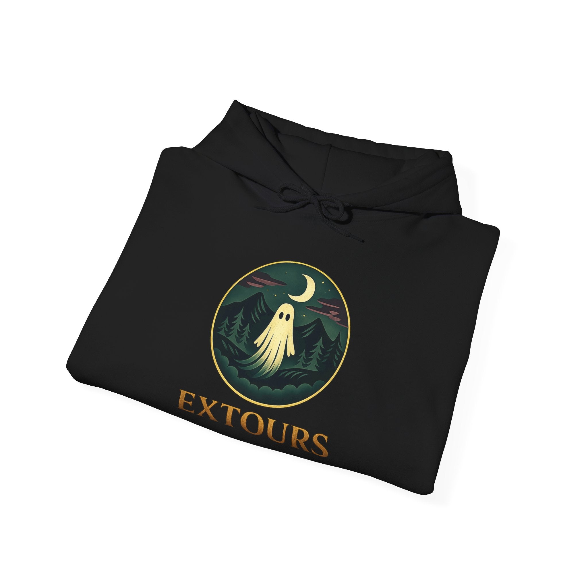 Extours Logo Hoodie - Vintage Travel Patch Sweatshirt
