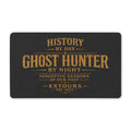 Ghost Hunter Doormat – "History by Day, Ghost Hunter by Night" Welcome Mat