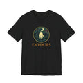 Extours Ghost Logo Tee — Adventure Camping T‑Shirt with Moonlit Forest Design