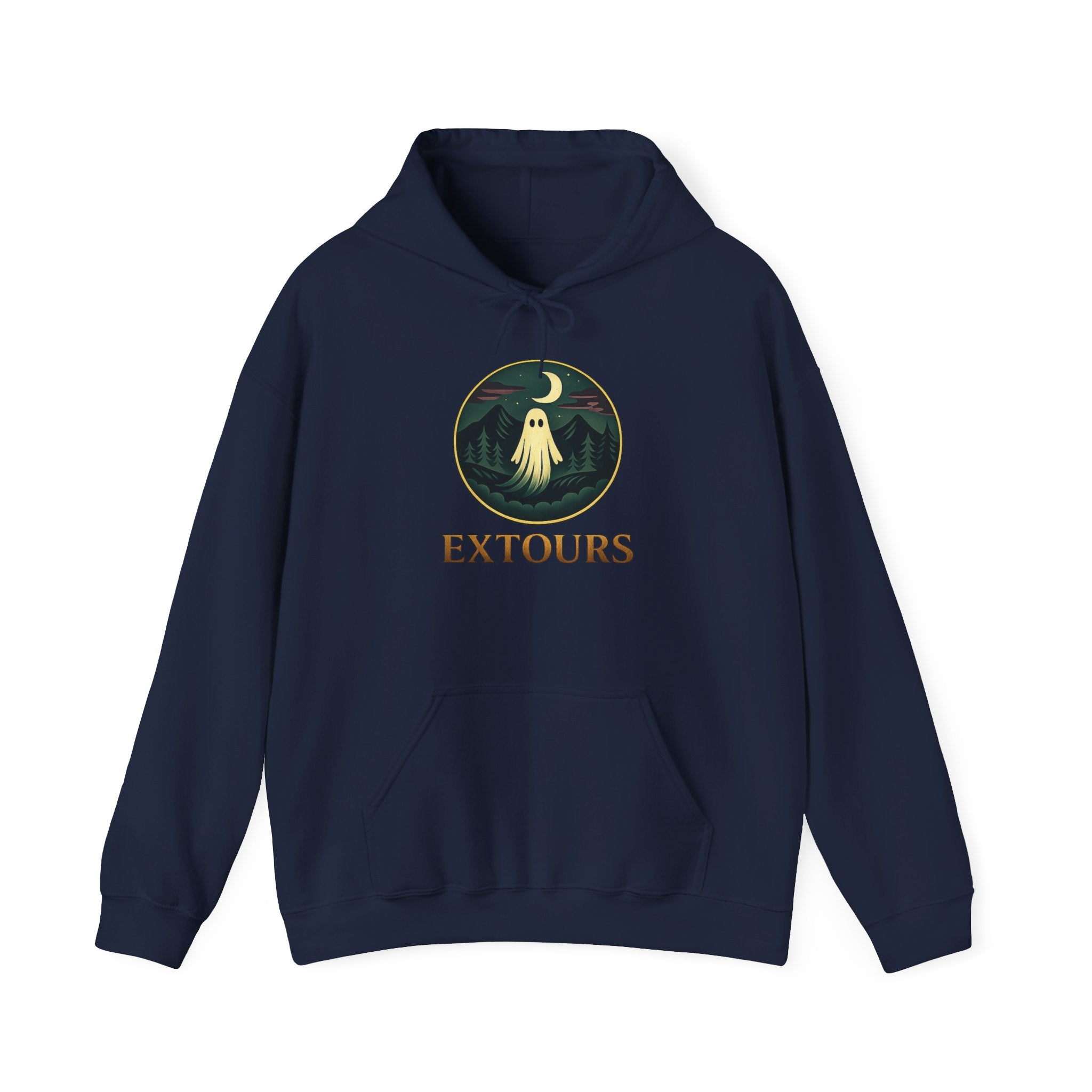 Extours Logo Hoodie - Vintage Travel Patch Sweatshirt